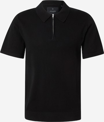 JACK & JONES - Camiseta en negro: frente