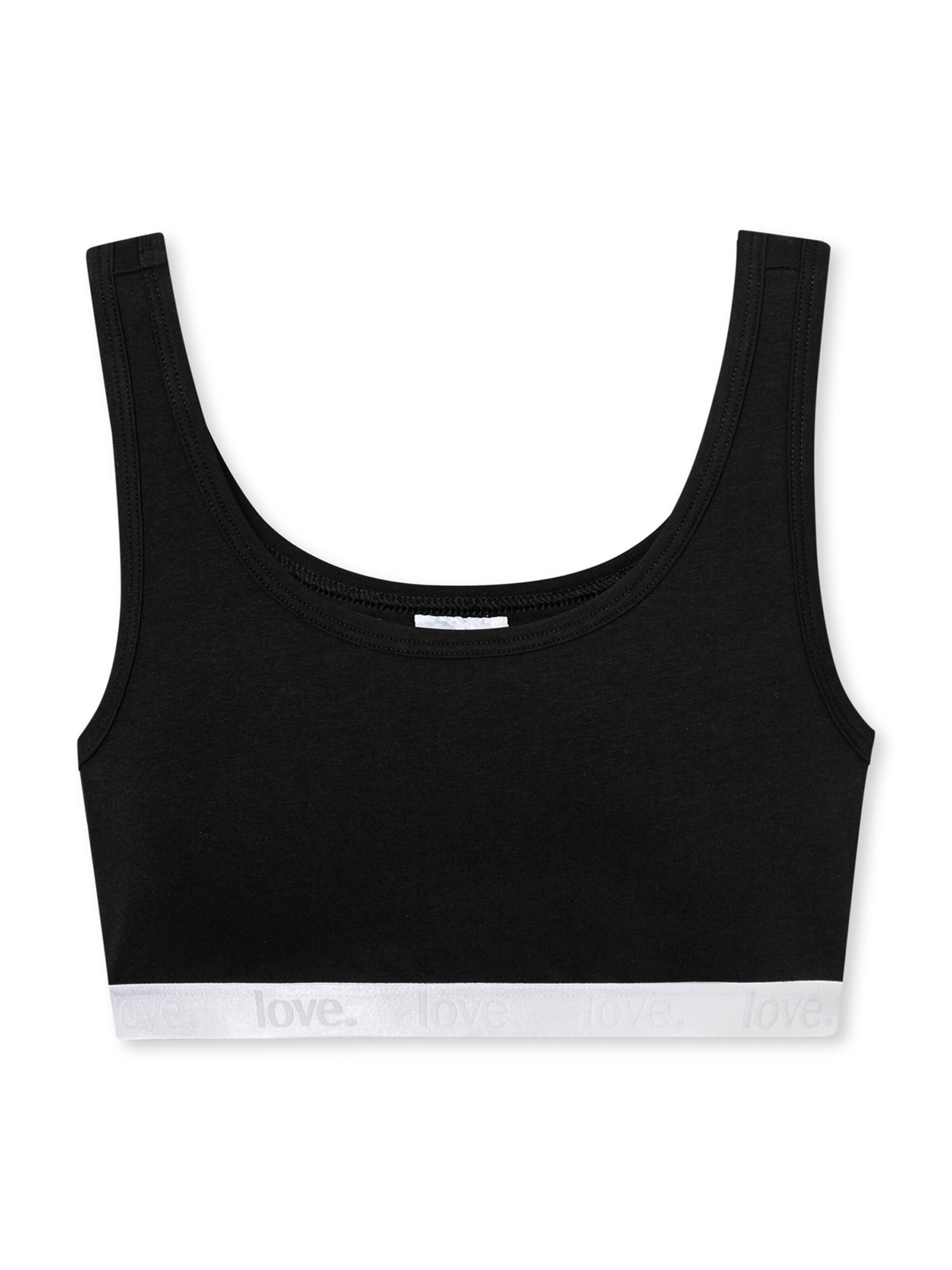 SCHIESSER Unterhemd in Schwarz