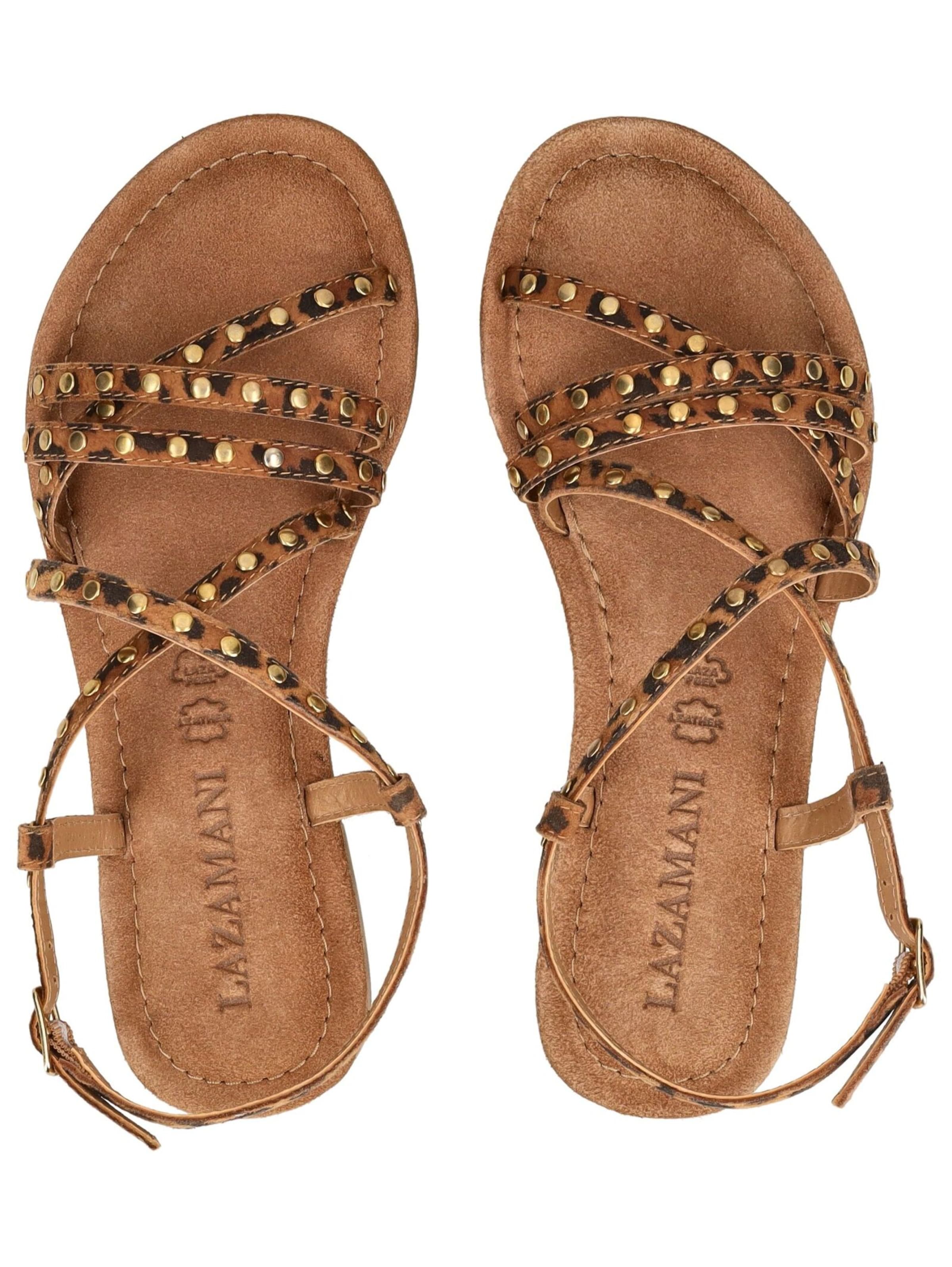 Sandales à lanières LAZAMANI en beige