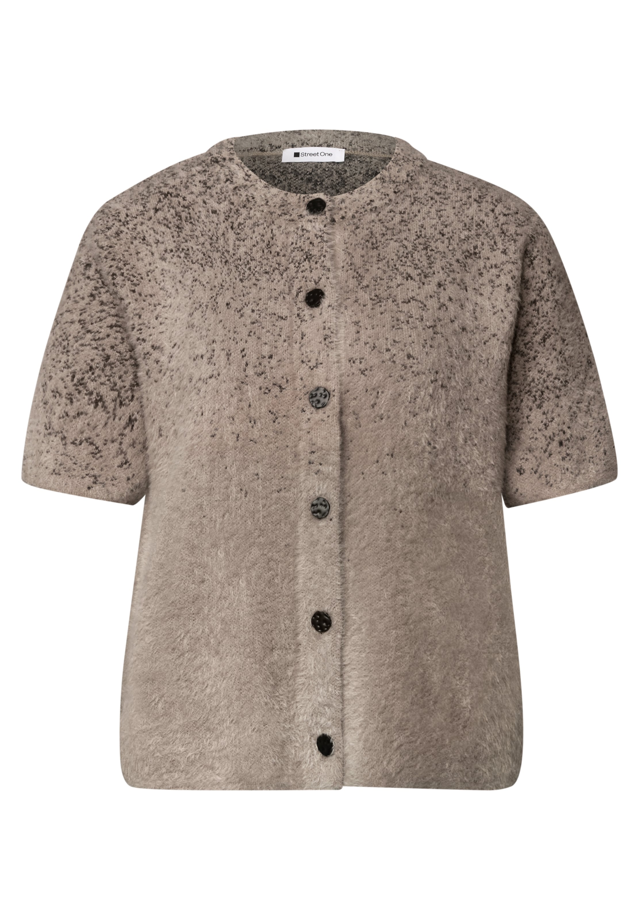STREET ONE Strickjacke in Beige: Vorderseite