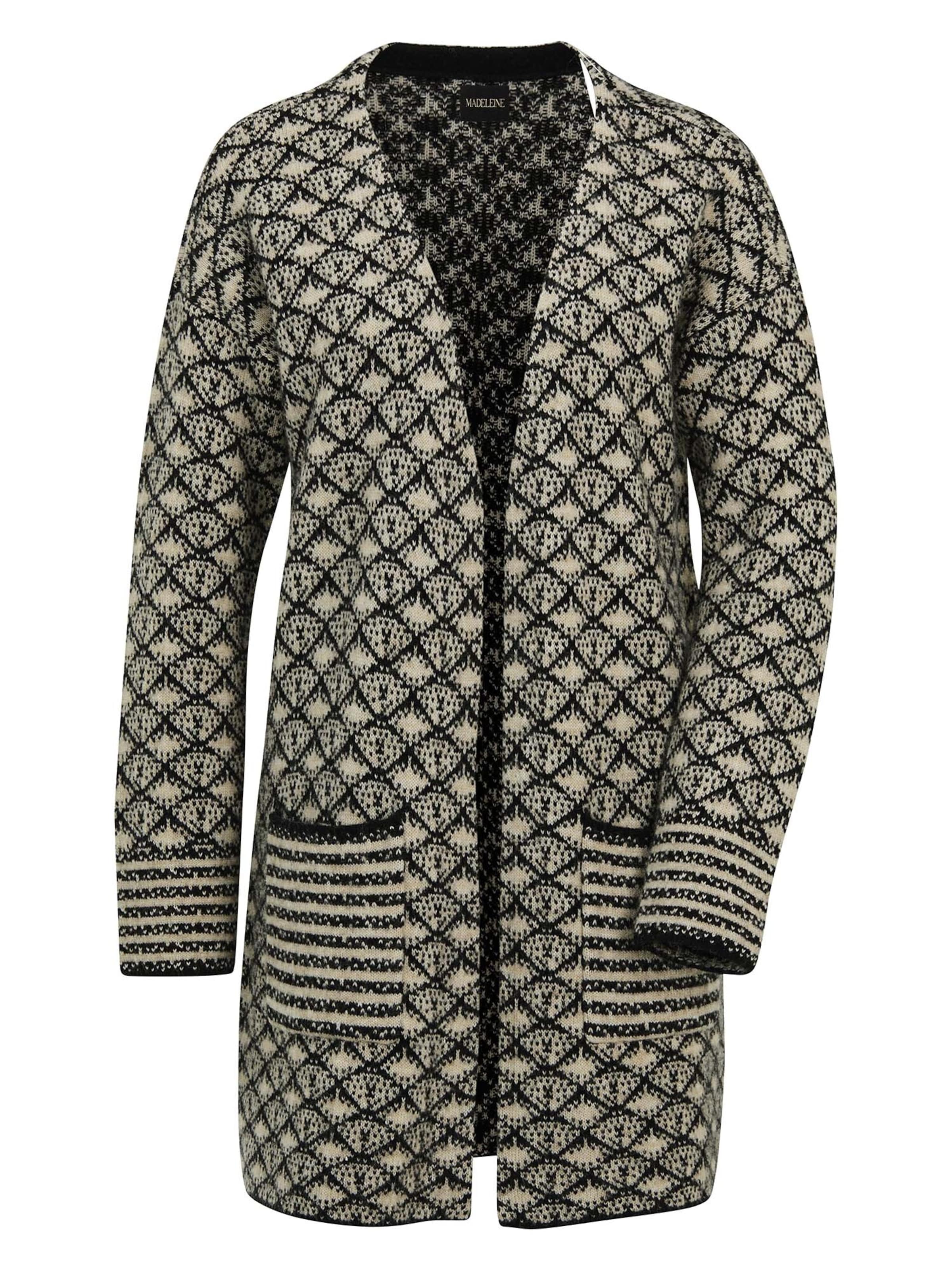 MADELEINE Strickjacke in Beige: Vorderseite