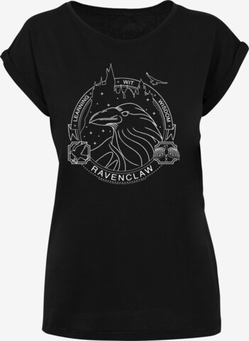 F4NT4STIC Shirt 'Harry Potter Ravenclaw Seal' in Zwart: voorkant
