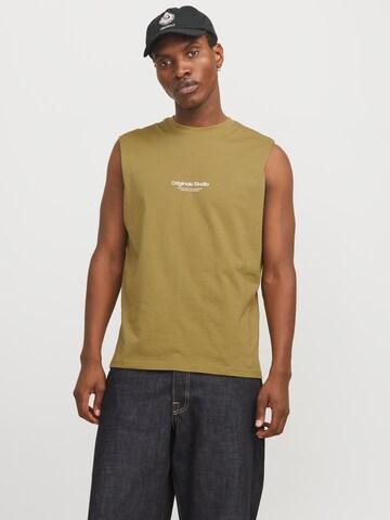 JACK & JONES Bluser & t-shirts 'JORVesterbro' i grøn: forside