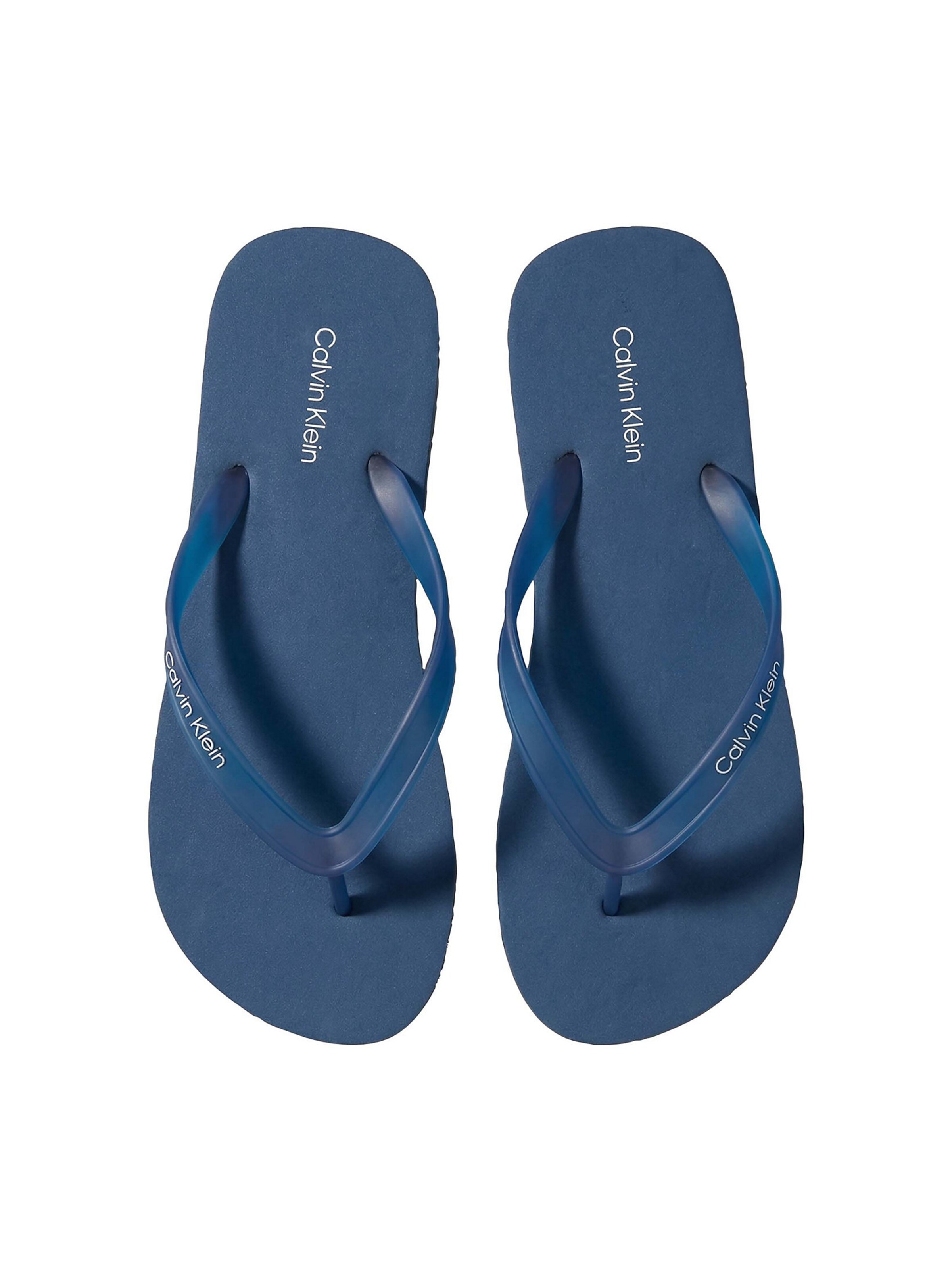 Calvin Klein Ujjelválasztó-pántos szandál - kék