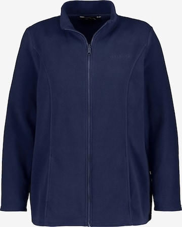Veste en polaire Ulla Popken en bleu : devant