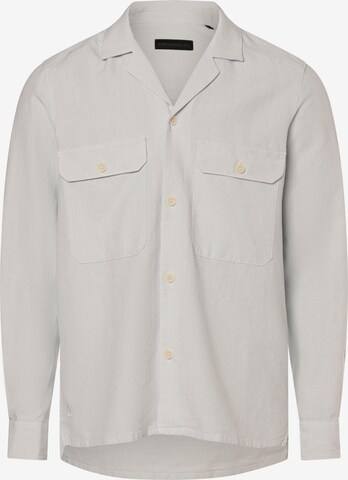 DRYKORN Comfort fit Button Up Shirt in Grey: front