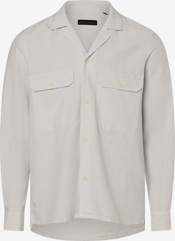 DRYKORN Comfort fit Button Up Shirt in Grey: front