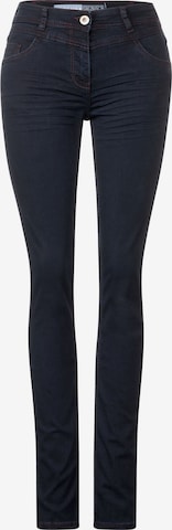 CECIL Slimfit Jeans in Blauw: voorkant