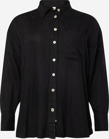 Camicia da donna di River Island Plus in nero: frontale