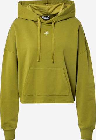 ABOUT YOU Limited Sweatshirt 'Tara' in Groen: voorkant