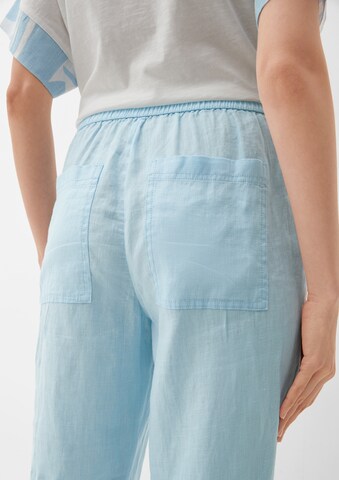 s.Oliver Tapered Broek in Blauw