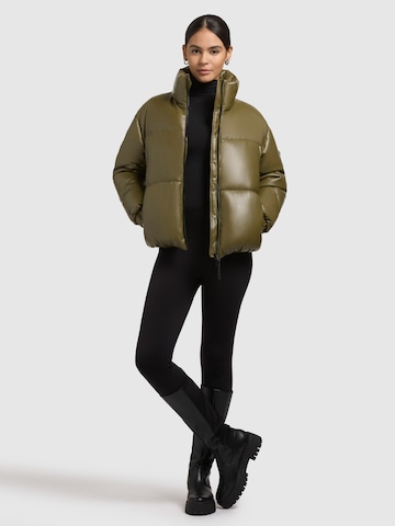 khujo Winter Jacket 'Khalia' in Green