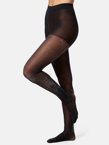 Collants 'Glitzer' Nur Die en noir : devant