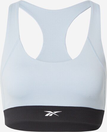 Bustier Soutien-gorge de sport Reebok en bleu : devant