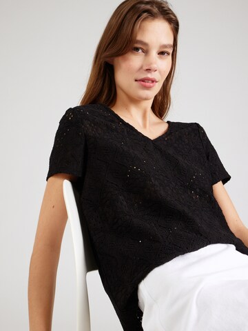 OBJECT - Camiseta 'Feodora' en negro