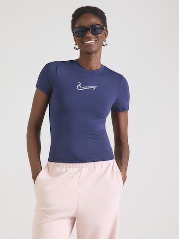 Nike Sportswear Póló - kék: elől