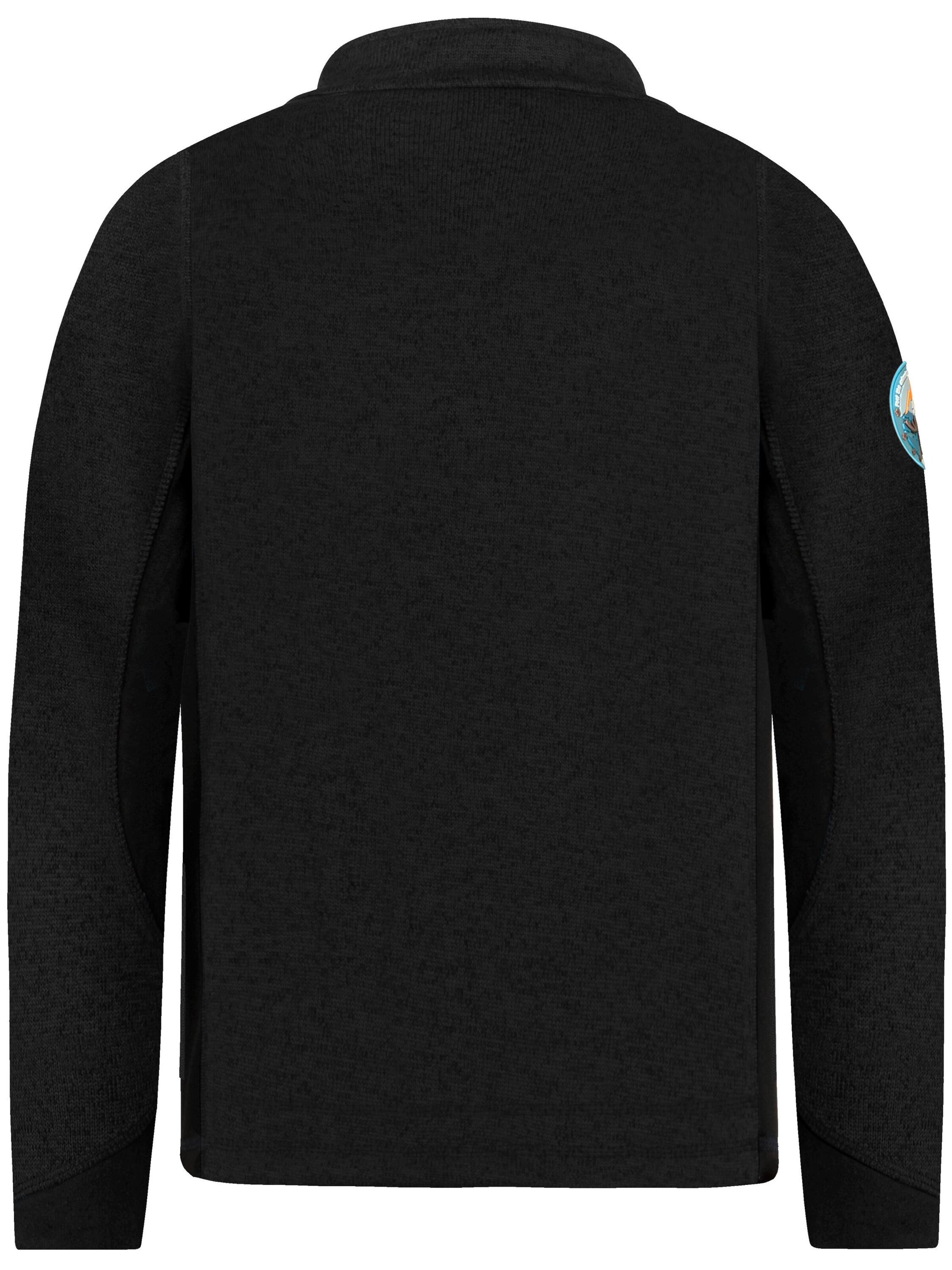 normani Functionele fleece jas 'Tathlina' in Zwart