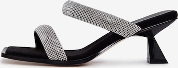 CESARE GASPARI Sandaal in Zwart: voorkant