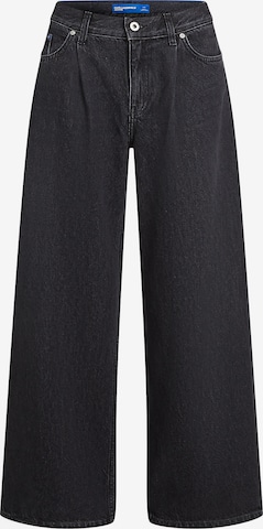juoda KARL LAGERFELD JEANS Plačios klešnės Džinsai: priekis