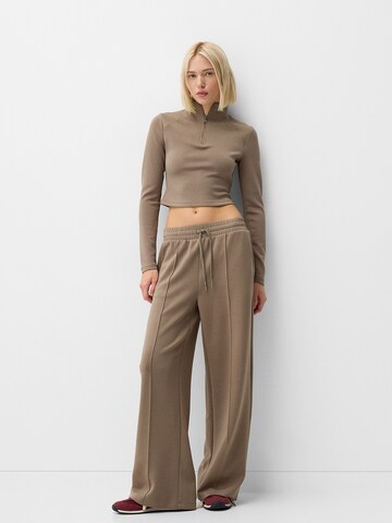 Bershka Sweatshirt in Beige
