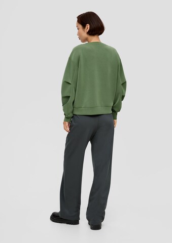 Sweat-shirt s.Oliver en vert