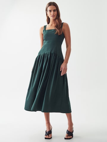 Willa Dress 'QIN' in Green: front