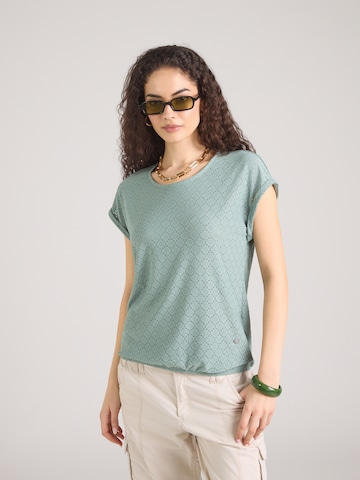 T-shirt 'Ru44th' ZABAIONE en vert : devant