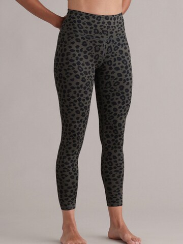 Hey Honey - Skinny Leggings 'Cropped' en verde