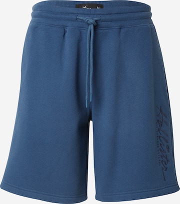 HOLLISTER Regular Broek in Blauw: voorkant