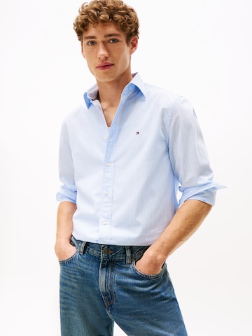 mėlyna TOMMY HILFIGER Standartinis modelis Marškiniai: priekis