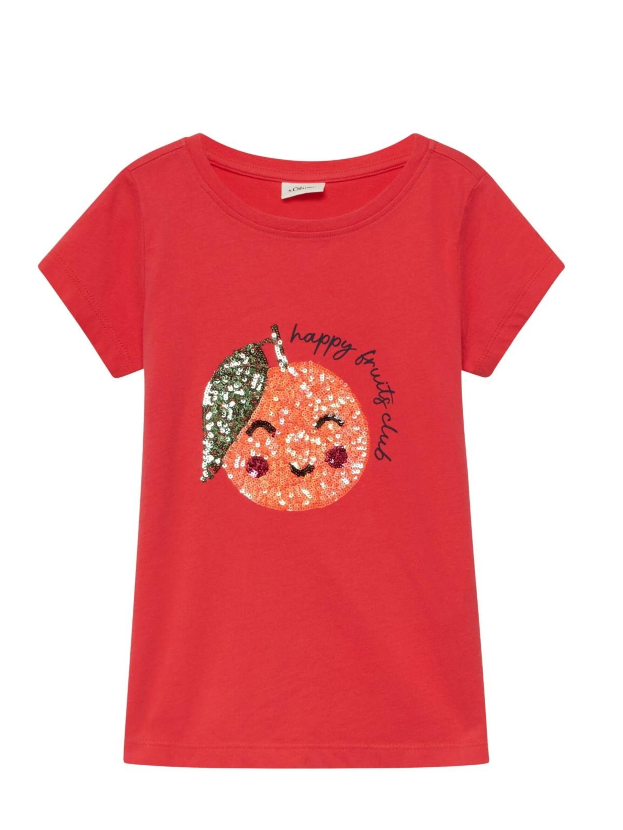 s.Oliver Shirt in Rood: voorkant