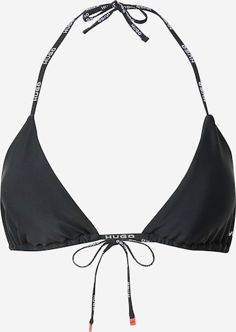 Triangle Hauts de bikini HUGO Red en noir : devant