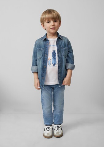 T-Shirt s.Oliver en blanc : devant