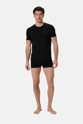 T-Shirt ' Micro Modal ' Ammann en noir : devant
