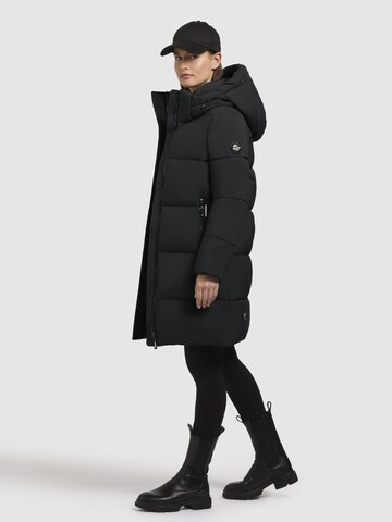 Cappotto invernale 'Haya Matt' di khujo in nero