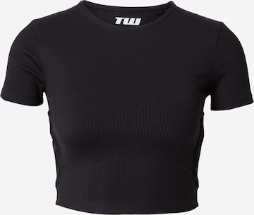 melns Tally Weijl T-Krekls: no priekšpuses