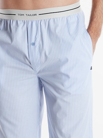 Pantalon de pyjama TOM TAILOR en bleu