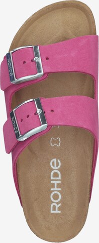 ROHDE Mules in Pink