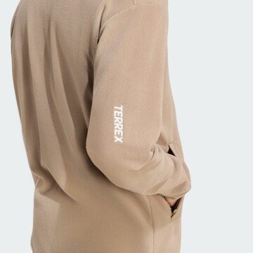 ADIDAS TERREX Athletic Fleece Jacket 'Essentials' in Green