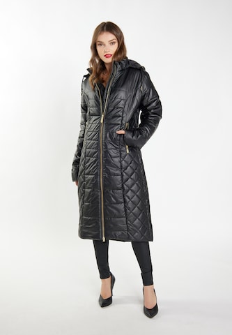 Manteau d’hiver 'Tylin' faina en noir : devant