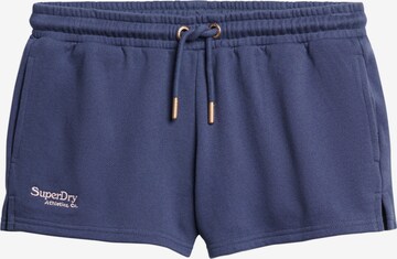 Superdry Regular Shorts 'Essential' in Blau: predná strana