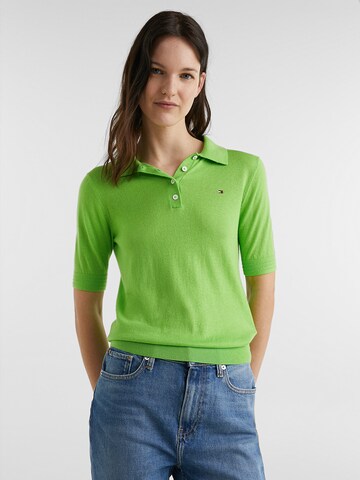 Pull-over TOMMY HILFIGER en vert : devant