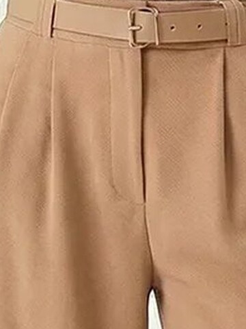 Wide leg Pantaloni di Happiness İstanbul in bianco