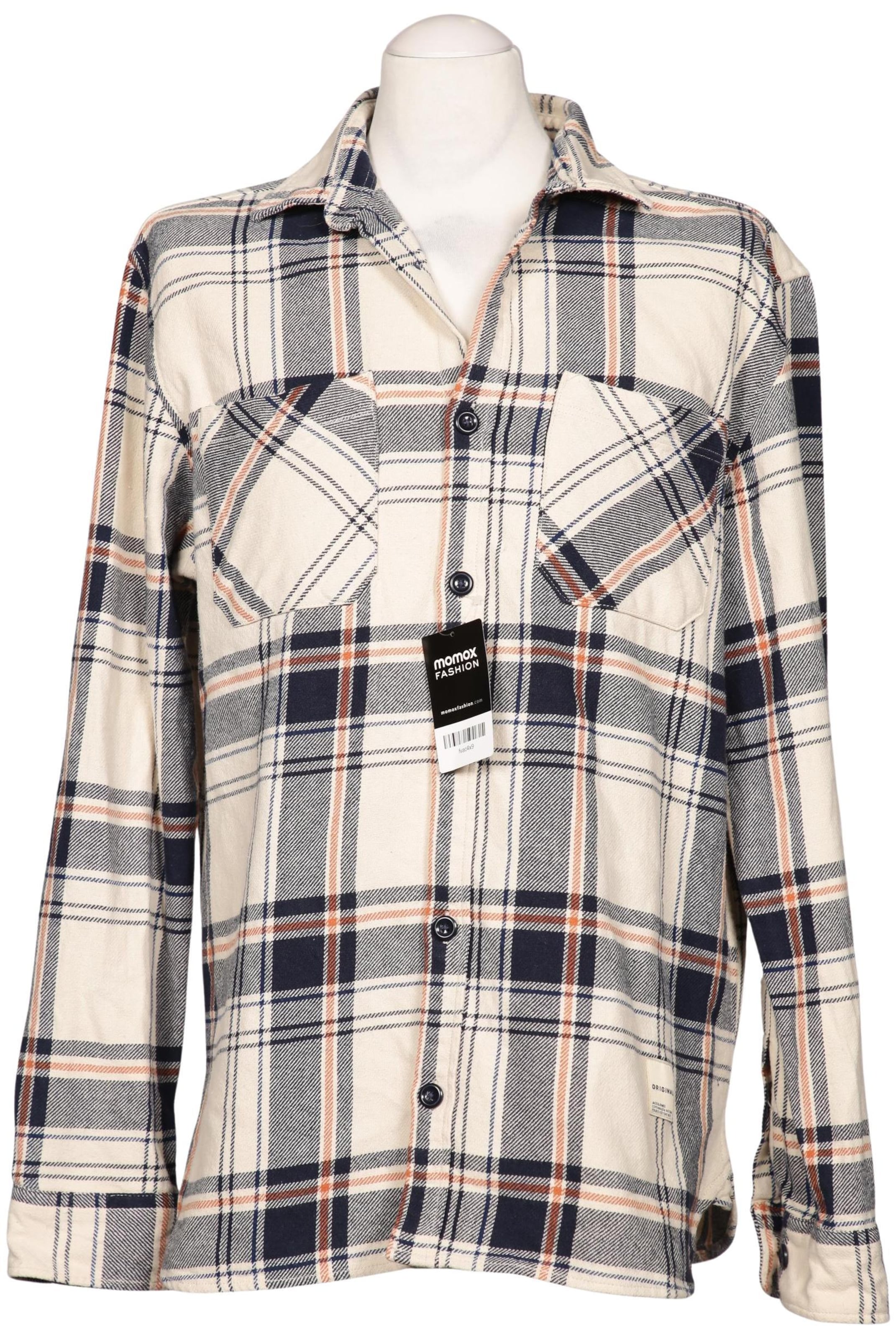 JACK & JONES Button Up Shirt in L in Beige: front