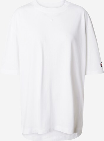 Champion Authentic Athletic Apparel - Camiseta talla grande en blanco: frente