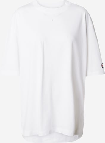 Champion Authentic Athletic Apparel Oversized shirt in Wit: voorkant