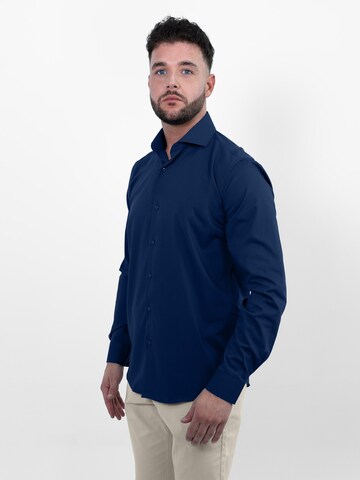 Vercate Regular Fit Businesshemd 'No. 8' in Blau