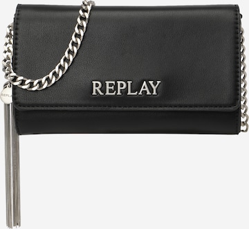 Clutch de la REPLAY pe negru: față