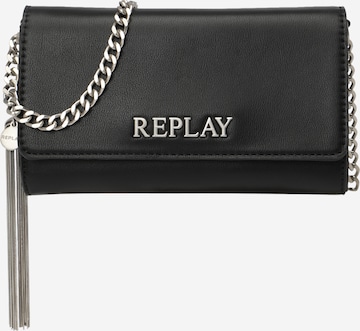 REPLAY Clutch in Black: front