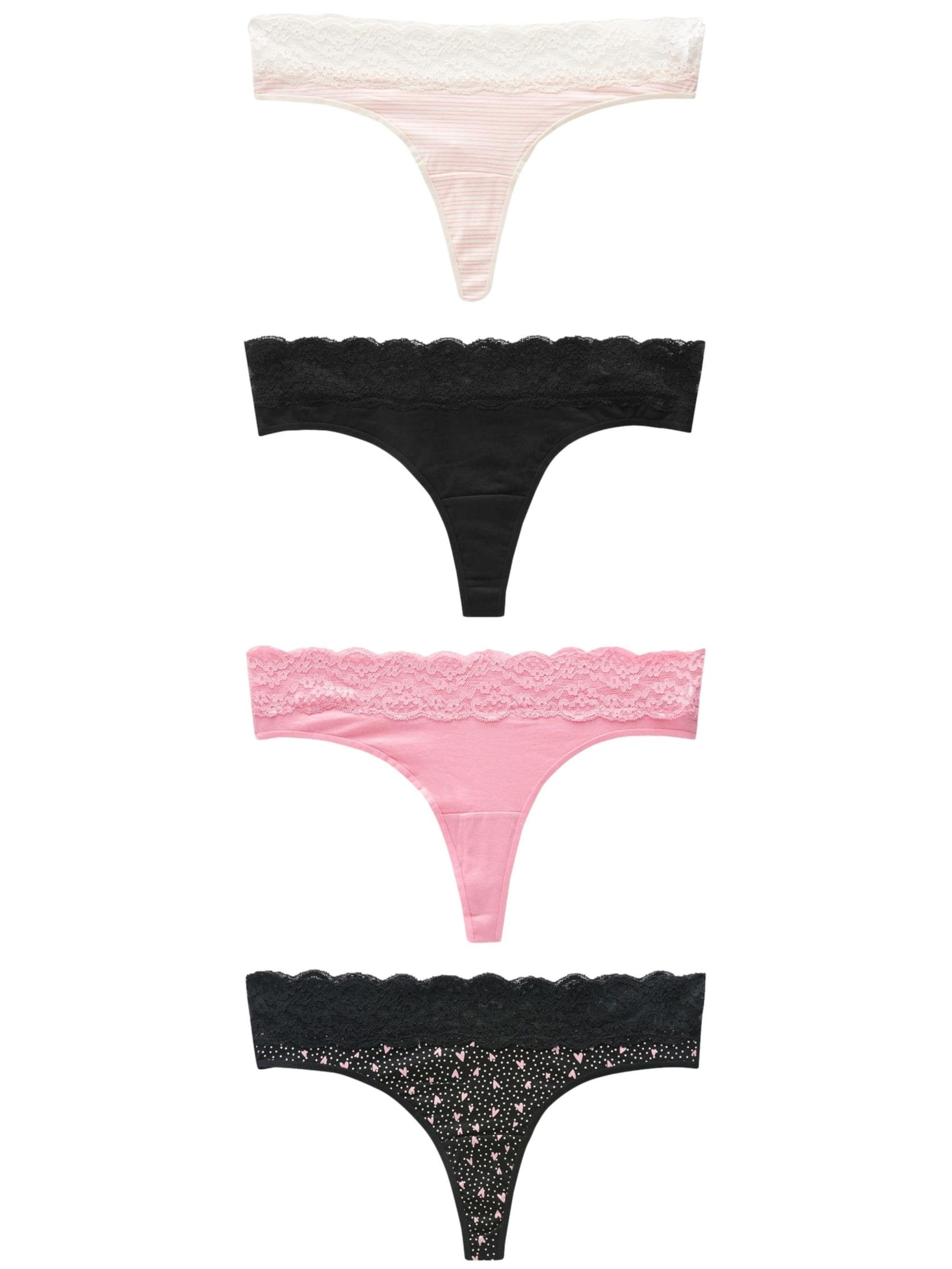 Next Стринг в розово: отпред